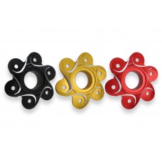 CNC Racing NEW STYLE BI-COLOR 6 Hole Rear Sprocket Flange for Ducati
